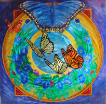 "Mariposas in the Garden" by  Lance Jost, Polyurethane on Aluminum