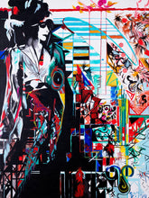 "The Cyberspace Between Us" by Samantha Catron, Acrylic and Gouche on Canvas