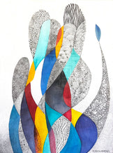 "Benevolence" by Al Esquerra, Mixed Media on Board