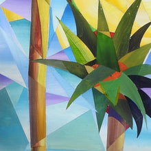 "Fractal Palms" by Al Esquerra, Acrylic on Canvas