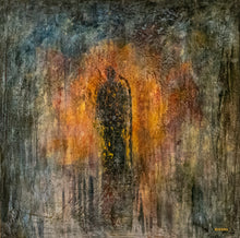 "A New Moses" by Johnny Rogers, Mixed Media on Canvas
