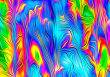 "Future Flowers” by Americo, Digital Painting/ Giclée on Canvas