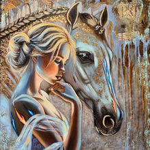 "Reflection" by Arina Luma, Mixed Media on Canvas