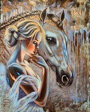 "Reflection" by Arina Luma, Mixed Media on Canvas