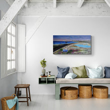 "Cardiff by The Sea" by Moira Lumpkin, Acrylic on Canvas