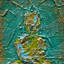 "Meditation Series" by Myla Gonzales, Mixed Media on Canvas