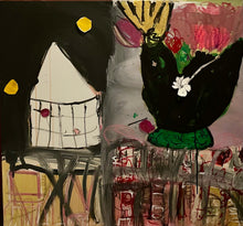 "Hey Nueva York!" by Charlotte Forbes, Mixed Media on Canvas