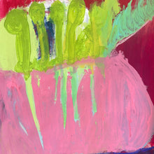 "Trying To Grow A Plant" by Charlotte Forbes, Mixed Media on Paper