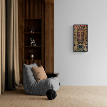 "Synchronize" by H. Craig Jackson, Acrylic on Bamboo