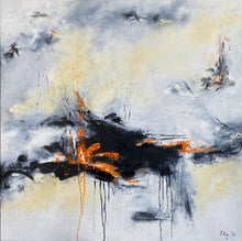 "Carve a Memory" By Sabine Kay, Oil on Canvas