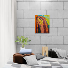 "Lady with a Heart on Chick" by Catherine Benita, Giclée on Canvas