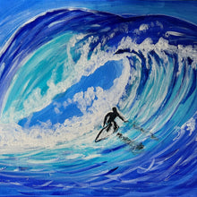"Enjoy the Waves" by Catherine Benita, Giclée on Canvas