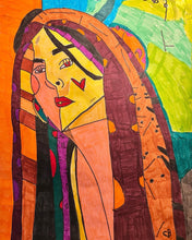 "Lady with a Heart on Chick" by Catherine Benita, Giclée on Canvas