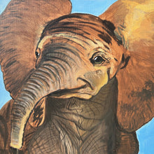 "Baby Elephant" by Catherine Benita, Giclée on Canvas
