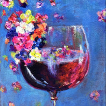 "Wine Bouquet" by Charissa Smith, Acrylic on Canvas