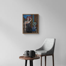 "Model" by Nagui Achamallah, Acrylic on Canvas