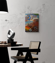 "Abstract Landscape" by Pouneh Asli, Acrylic on Canvas