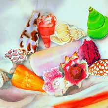 "Favorite Seashells" by Suzanne Willis, 140LB Cold Press D Arches Watercolor Paper