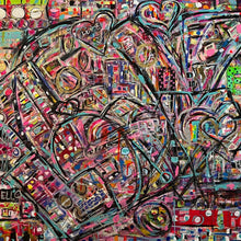 "Love is Not Lost" by Heather Payne, Mixed Media on Canvas