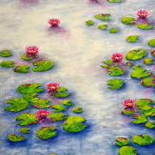 "Romantic Lilium" by Charissa Smith, Oil on Canvas