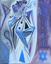 "Moses Eye" by Cosmos, Acrylic on Canvas Panel