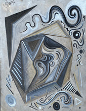 "ClassyyicaaL" by Cosmos, Acrylic on Canvas Panel