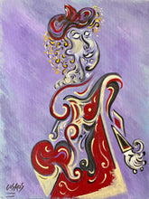 "Miss Angelique" by Cosmos, Acrylic on Canvas Panel