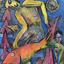 "Untitled" by Oscar Martínez, Acrylic on Paper