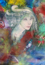 “Flirting with Color” by Carie Pytynia, Mixed Media on Canvas