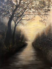 "Peaceful Road" by Niloo Pariscari, Acrylic on Canvas
