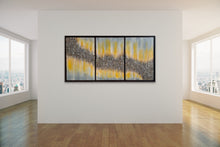 "Crystal Precipice" by Summer Qureshi, Mixed Media on Canvas