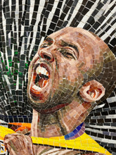 "Kobe Bryant" by Jay Nadeau, Glass Mosaic Art of Kobe Bryant SOLD