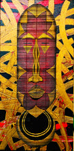 "Synchronize" by H. Craig Jackson, Acrylic on Bamboo