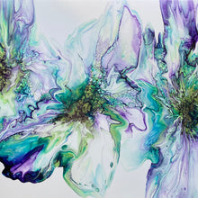 “Delicious” by Kimberly Altman, Fluid Acrylic on Canvas