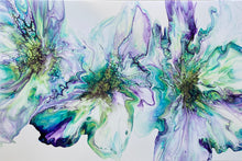 “Delicious” by Kimberly Altman, Fluid Acrylic on Canvas