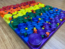 "Rainbow Sprinkles" by Kelieda Smith, Mixed Media on Canvas