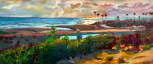 "Cardiff Reef Afterglow" by Fay Wyles, Oil on Wood Panel