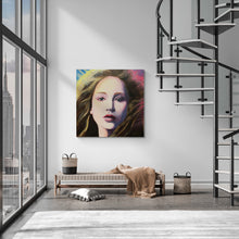 "J. Law Soft Breeze" by Dennis Asbury, Acrylic on Canvas