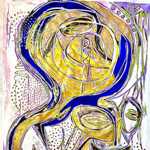 "What Do You Think You Know?" by Ing Weaver, Acrylic on Canvas
