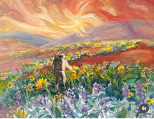 "Into the Wild" by Tarman, Oil on Wood Panel
