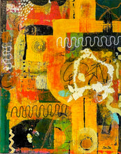 "Crossroads" by JoJo Collins, Mixed Media on Canvas