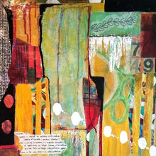 "Manhattan Up" by JoJo Collins, Mixed Media on Canvas