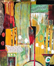 "Manhattan Up" by JoJo Collins, Mixed Media on Canvas