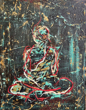 "Just Right" by Myla Gonzales, Mixed Media on Canvas