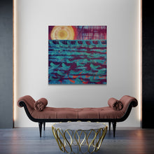 "Nostalgia" by Lola Szent-Gyorgyi, Mixed Media on Canvas