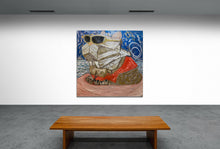 "Sea Dog" by Hani Braish, Mixed Media on Canvas