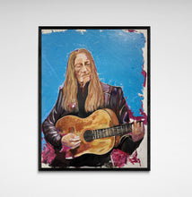 "Willie" by H. Craig Jackson, Acrylic on Hard Paper