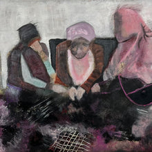 "Healing Bench" by Linda Robin, Acrylic on Wood
