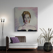 "Jennifer Lawrence Stunning" by Dennis Asbury, Acrylic on Canvas
