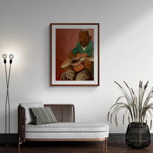 "Musician" by H. Craig Jackson, Pastels on Hard Paper